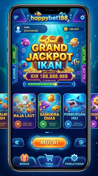 Screenshot aplikasi happybet188 menampilkan berbagai pilihan aplikasi untuk diunduh.